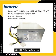 Lenovo ThinkCentre M82 M92 M92P MT Power Supply PSU 280W 54Y8902 FSP280-40PA HK380-16FP