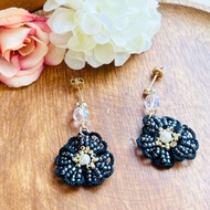 奧地利水晶梭織耳環