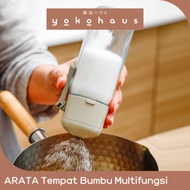 YOKOHAUS - ARATA Even Salt Dispenser Bottle Automatic Kitchen Spice Storage Container Salt Spray Con