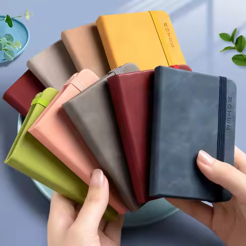 A7 Mini Notebook Portable Pocket Notepad Memo Diary Planner Agenda Organizer 365 Days Notebook Journ