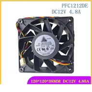 PFC1212DE 12038 12CM cm 12V 4.8A Violent Chassis Cabinet Control Cabinet Cooling Fan