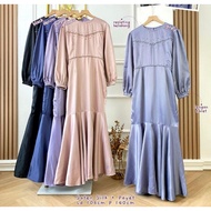 ASKA.ID - KALUNA PAYET DRESS DUYUNG GAMIS SATIN SILK MERMAID DRESS