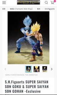 P Bandai SDCC SHF 悟飯悟空父子set