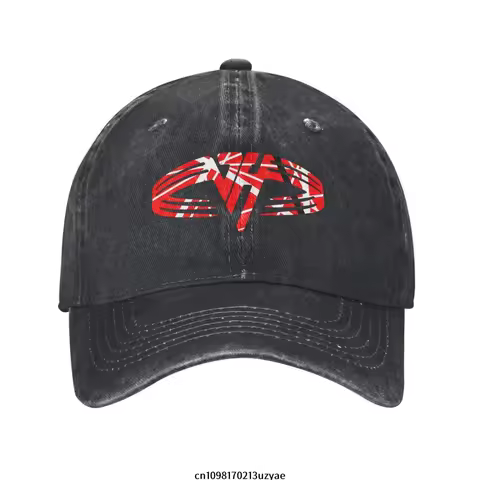 EVH 5150 Stripes Guitar Metal Rock Music Band Fashion Unisex Cotton Baseball Cap Outdoor Adult Adjus