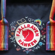 鮮花 書 彩虹和茶杯主題 ---kanken包包--手工刺繡訂製