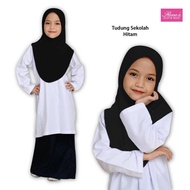 LELONG! TUDUNG SEKOLAH HITAM GETAH / TUDUNG SARUNG HITAM LYCRA