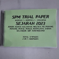 SPM Trial Paper Sejarah 2023 +jawapan (hardcopy +free  pdf)