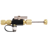 HVAC Valve Core Removal Tool 1/4" & 5/16" SAE Valve Core Remover Vacuum Rated High Flows Refriger