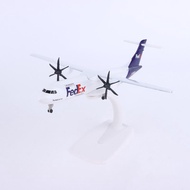 YAFEN 1 Set 20cm Fedex ATR Airplane Model Airplane Toy Diecast Metal Alloy Collection Children Toys 