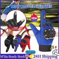 1 Pair Pro Biker Gloves Motorcycle Riding Glove Touch Screen Biker Sarung Tangan Hiking Motor Cyclin