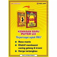 puyer U3 obat cacing 1 renceng isi 24 bks