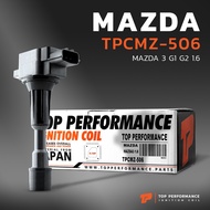 Ignition Coil MAZDA 3 G1 G2 Engine 1.6-TPCMZ-506-TOP PERFORMANCE JAPAN Spark Plug Three ZJ01-18-100