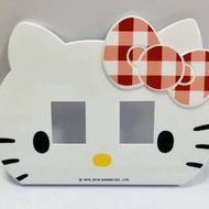 三麗鷗HELLO KITTY凱蒂貓臉蛋造型開關蓋板 雙孔款