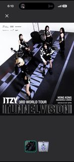 ITZY 3rd World Tour 演唱會門票 vip 1999