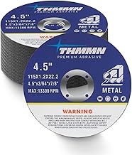 25pcs Cut-Off Wheels 4.5" x 3/64" x 7/8" Arbor for Angle Grinder, Aggressive Cutting Wheel for Metal