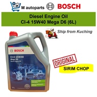 [KCH] Bosch CI-4 15W40 Mega D6 Diesel Engine Oil for pickup/truck diesel engine oil - 6L/1L