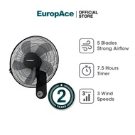 EuropAce 16" Wall Fan with Remote - EWF 6162V