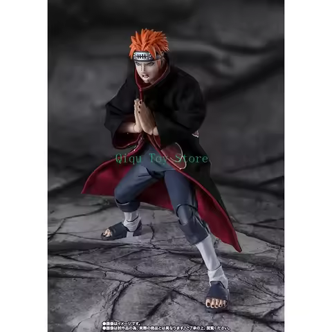 Original Bandai S.H.Figuarts Shf Shippuden Pain Tendo In Stock Anime Action Collection Figures Model