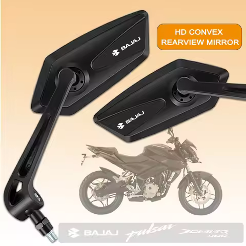 For Pulsar Bajaj Dominar 400 Pulsar 200 NS 200 RS AS Square Motorcycle Mirror Adjustable Rearview Mi