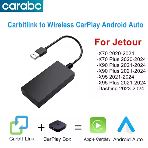 Carbitlink Smartlink Easy Connection to Wireless CarPlay Android Auto For Chery Jetour X70 X70S X90 