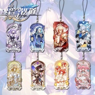 8Pcs/Set Cartoon Game  Mobile Phone Lanyard Tribios Aglaea Anaxa Anaxagoras Cipher Mydei Phainon Cas