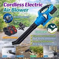 Leaf Blower Cordless with Batteries and Charger High Power Electric Leaf Blower Lightweight Handheld