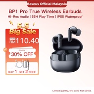 【Free Gifts】Baseus BP1 Pro ANC Wireless Earphone -50dB Noise Reducton Hi-Res Bluetooth 6.0 IPX55 Wat