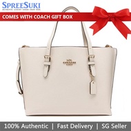 Coach Handbag In Gift Box Crossbody Bag Leather Mollie 25 Chalk Off White # C4084