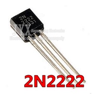 100PCS/LOT in line 2N2222A triode transistor NPN switching transistors TO 92 0.6A 30V NPN 2N2222