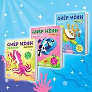 Book - 3D sticker puzzle - Ocean (MEGA)