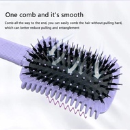 Bounce Curl Define Brush - Heatless Curling, Edge Styling, Tangle-Free for Wavy/Curly/Coily Hair, Ve