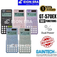 Gaintech Scientific Calculator GT-570EX Battery & Solar 552 Functions 12 Months Warranty fx-570EX