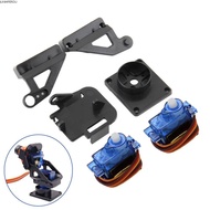 JUNMPER2R 1Sets Steering Gear Pan Tilt, PTZ with 2 Servo Ultrasonic Aerial Model Two Axis PTZ, Rc Pl