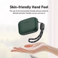 Earphone Case Full Coverage Tight Fit Anti-shock Bluetooth-compatible Earbuds with Hanging Rope Carrying Case for Anker Soundcore A20i Durable Earphone Cover