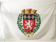 AZ FLAG City of Lyon Flag 3' x 5' for a Pole - Lyons Flags 90 x 150 cm - Banner 3x5 ft with Hole