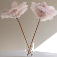 Real Feather Dusting Brush Dense Piano Decoration Dusting Feather Ostrich Feather Pink Non-Shedding 