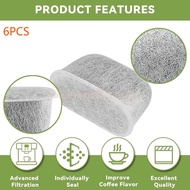 For NINJA ES601 ES701 Espresso Coffee Machine Replacement Charcoal Water Filters 6PCS Coffee Filter