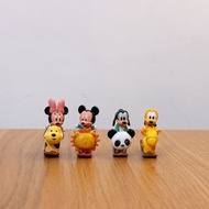 日本 迪士尼 disney yujin 絕版 中古 扭蛋 小擺設 搖搖馬 米奇 mickey 米妮 minnie 高飛 goofy