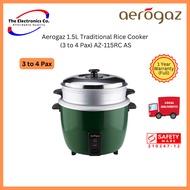 Aerogaz 1.5L Traditional Rice Cooker  (3 to 4 Pax) AZ-115RC AS