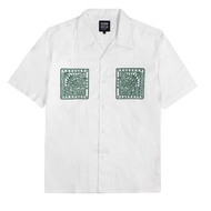 Rown Division Supply Bowling Shirt || Freja White Relax Shirt