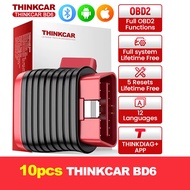 VIP 10pcs THINKCA BD6 OBD2 Scanner All Cars Full System Diagnosis Lifetime Free for all Cars