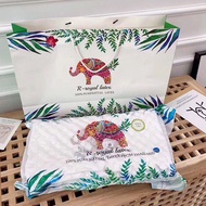 New Royal Thai Elephant Latex Pillow Student Pillow Gift Pillow Natural Latex Massage Neck Pillow