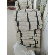 Ready-to-use white cut paper bag, size 35cm, diameter 3mm