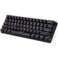 Motospeed CK62 Wireless 60% Dual Mode Mechanical Keyboard with RGB Backlight,Bluetooth Mechanical Keyboard