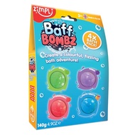 Zimpli Kids Baff Blast 4 Bath Pack Box, 140g