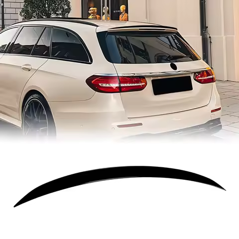 For Mercedes Benz E Class W213 S213 Estate 2016-23 E200 E250 Wagon Touring Rear Roof Spoiler Wing Ta