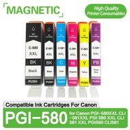rx789wnqw New Magnetic 580XXL 581XXL Ink Cartridge Replacement for Canon PGI-580XXL CLI-581XXL PGI 580 XXL CLI 581 XXL PGI580 CLI581