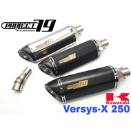 Project79 Exhaust Modenas Kawasaki VersysX250 17-24 Slip On Tabung Muffler VersysX Versys 250X Versy