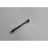 M6x80 Yellow Bolt Nut 6mm key 10 length 8cm BMK bolt and nut