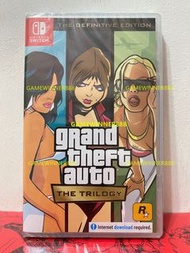 《今日快閃價》全新 Switch NS遊戲 GTA三部曲 俠盜獵車手 三部曲 最終版 Grand Theft Auto The Trilogy [The Definitive Edition] 港版中
